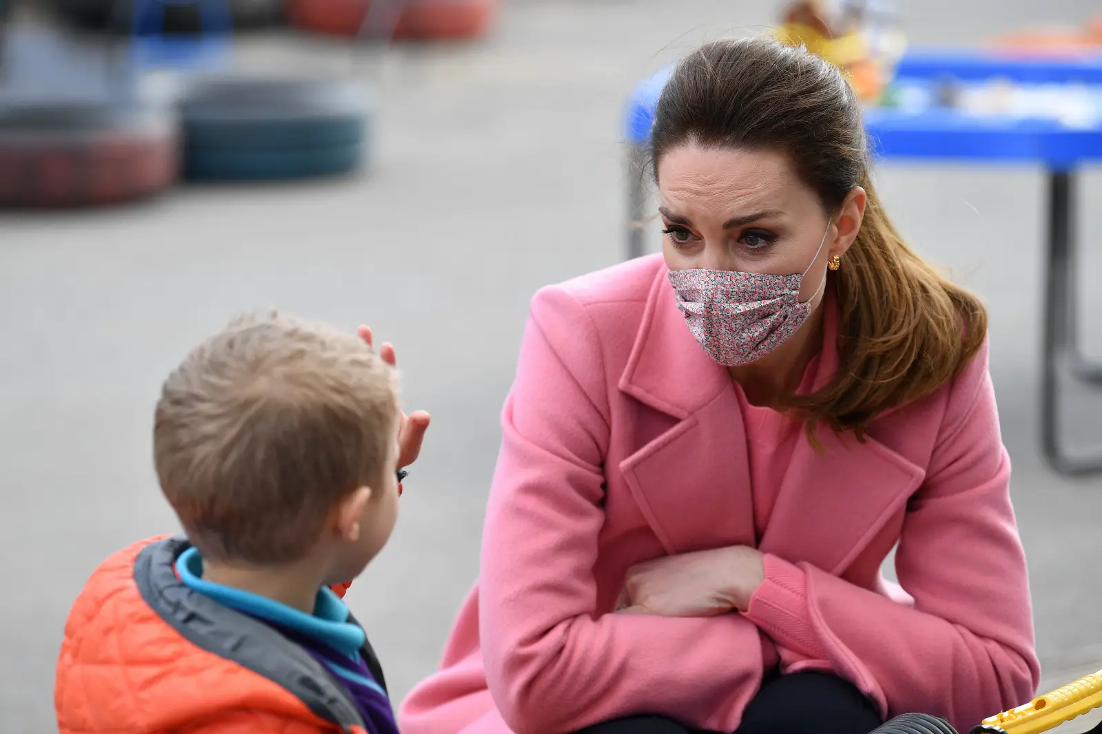 The Duchess of Cambridge’s Mentally Healthy Schools project that was launched in 2018 is being implemented in the school and they learnt about its progress.