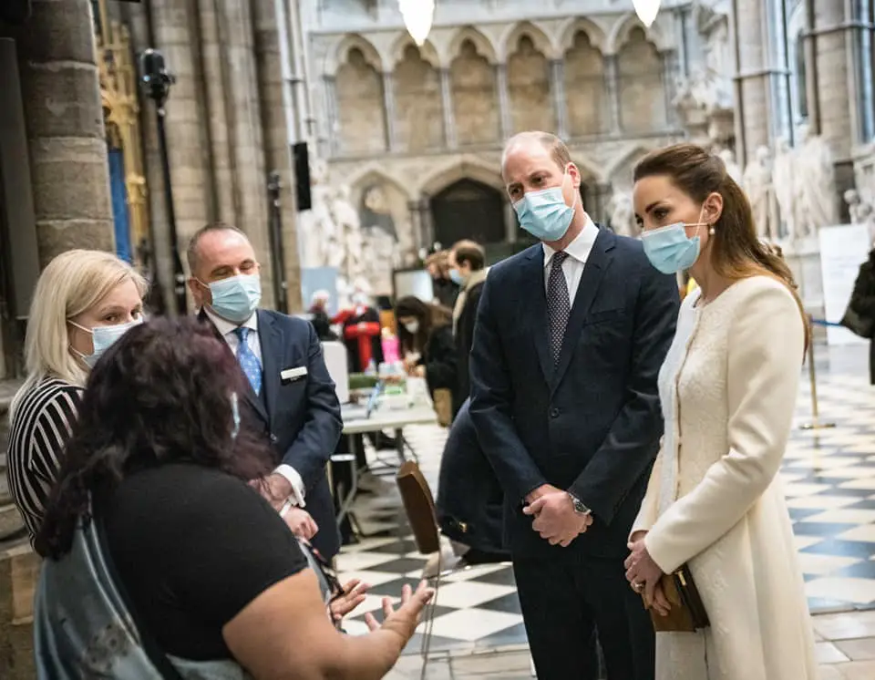 The Duke and Duchess of Cambridge marked the National day of reflection