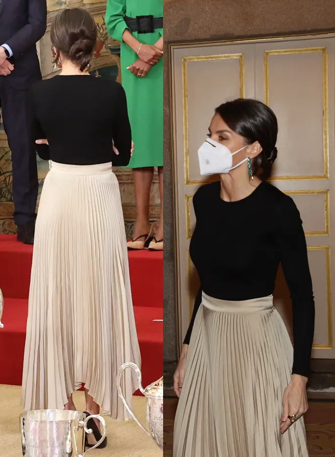 Queen Letizia of Spain chose another Stylish look for the National Sports Awards of Year 2018 in Madrid