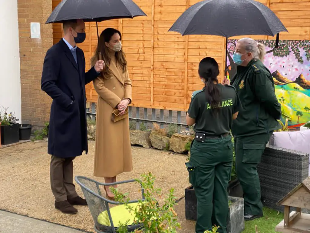 The Duke and Duchess of Cambridge visited Amublance Station