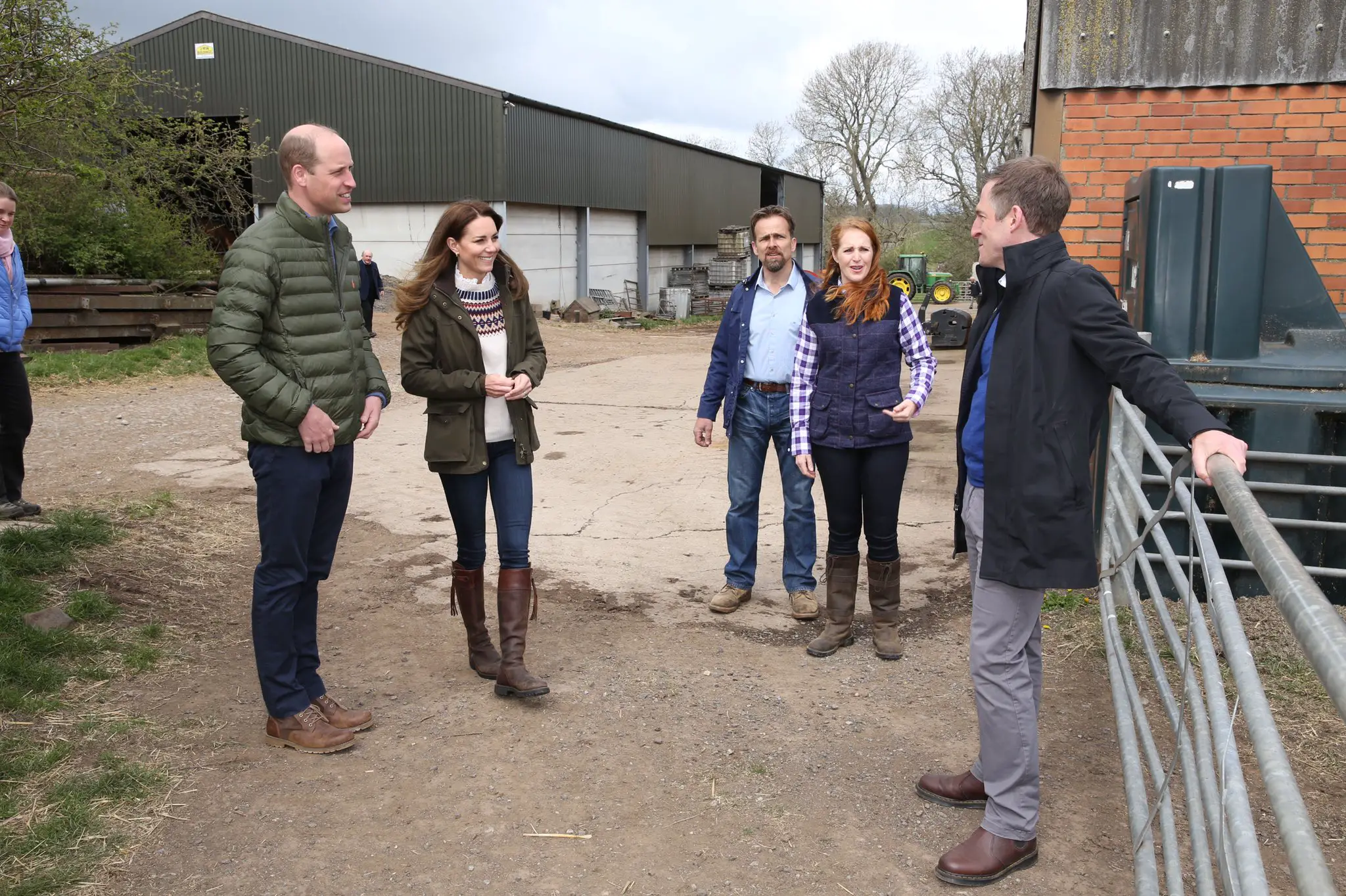 Prince William does some farming at the family’s country home Anmer Hall