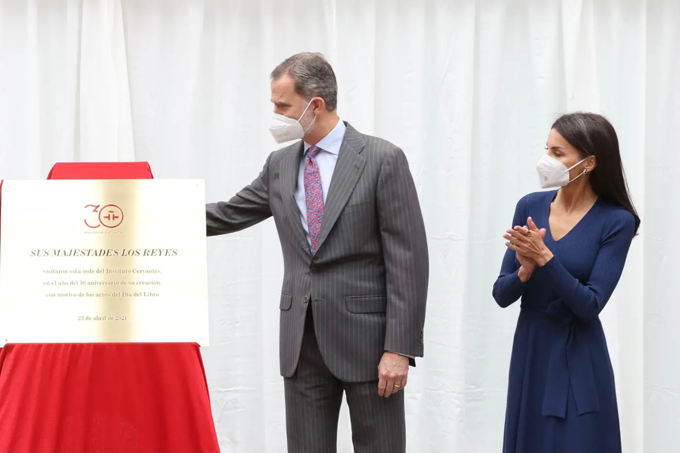King Felipe and Queen Letizia marked International Book Day with a visit to Univeristy