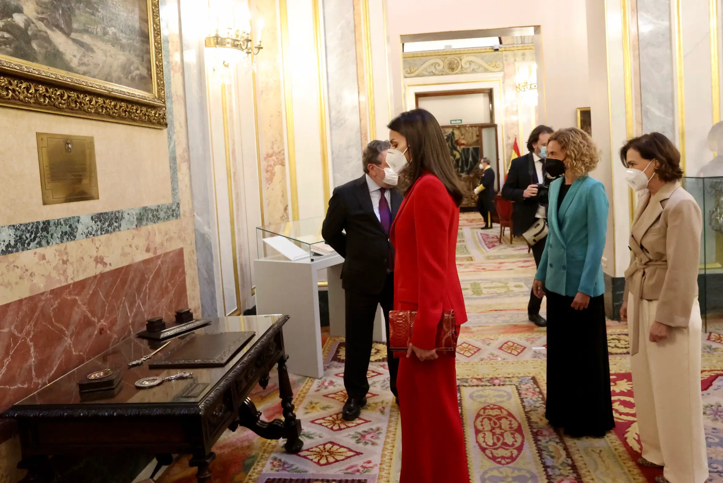 Spanish Queen Letizia paid tribute to Clara Campoamor who fought for women's voting rights in Spain