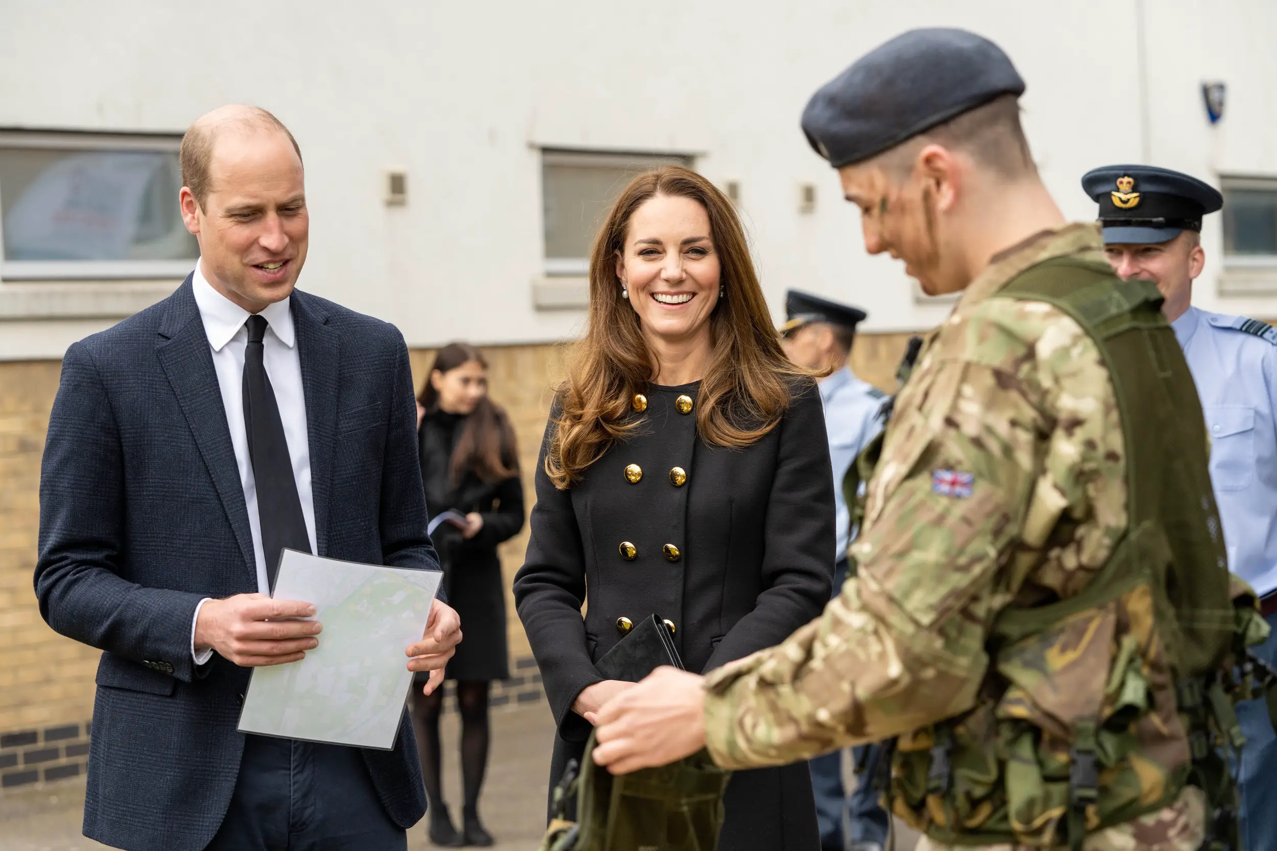 The Duke and Duchess of Cambridge visited Air Cadets to pay tribute to Prince Philip