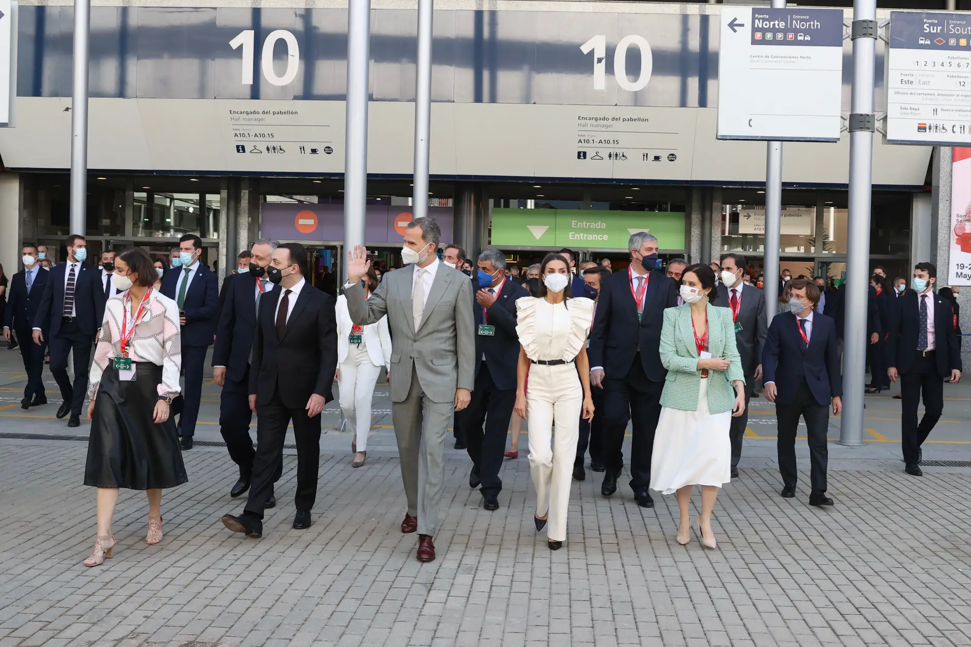 King Felipe and Queen Letizia of Spain presided over the inauguration of the forty-first edition of the International Tourism Fair-FITUR