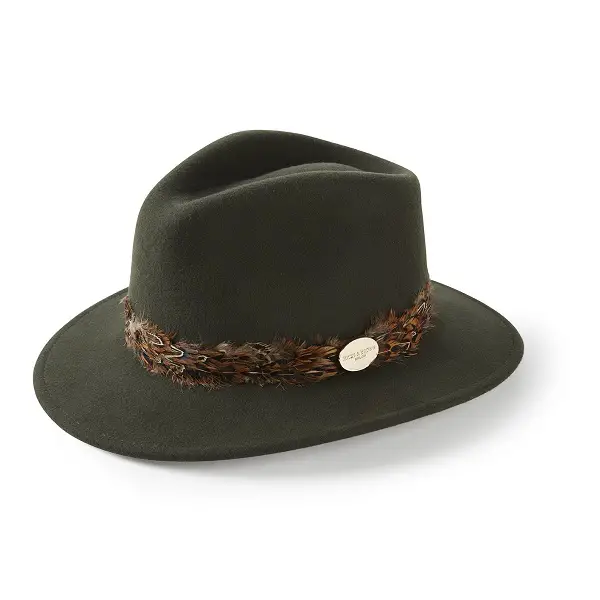 The Duchess of Cambridge wore Hick & Brown The Suffolk Fedora in Olive Green