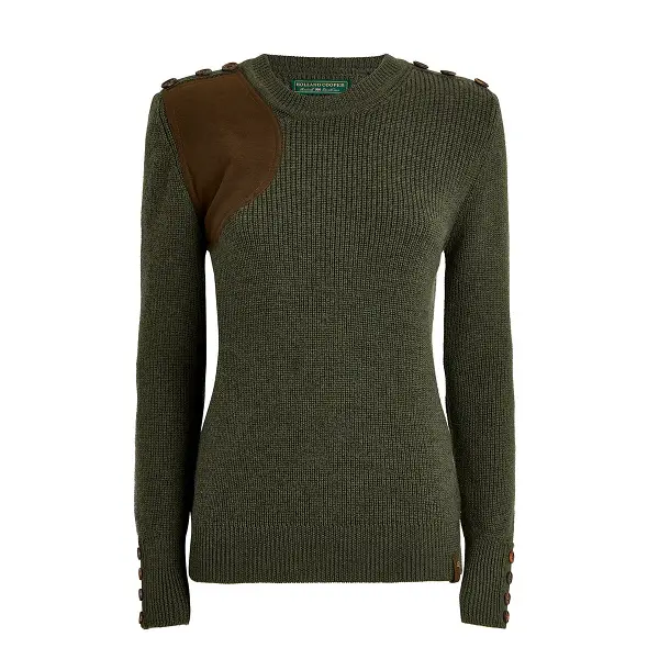 The Duchess of Cambridge wore Holland Cooper Country Shoulder-Panel Knit Sweater