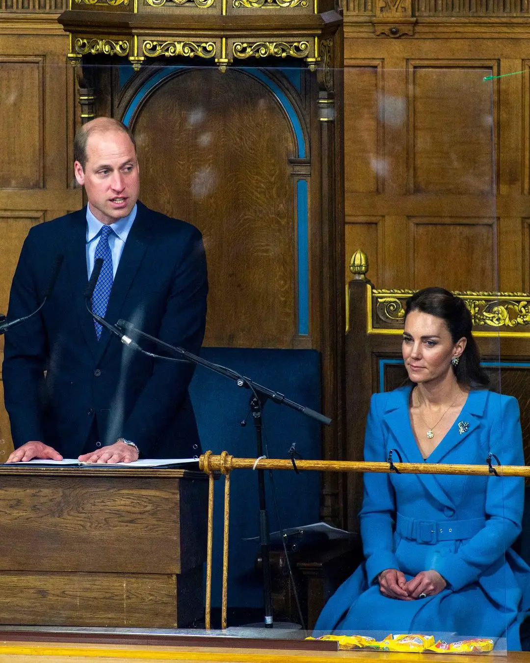 The Duke and Duchess of Cambridge attended the closing ceremony of General Assembly of Church of Scotlanda