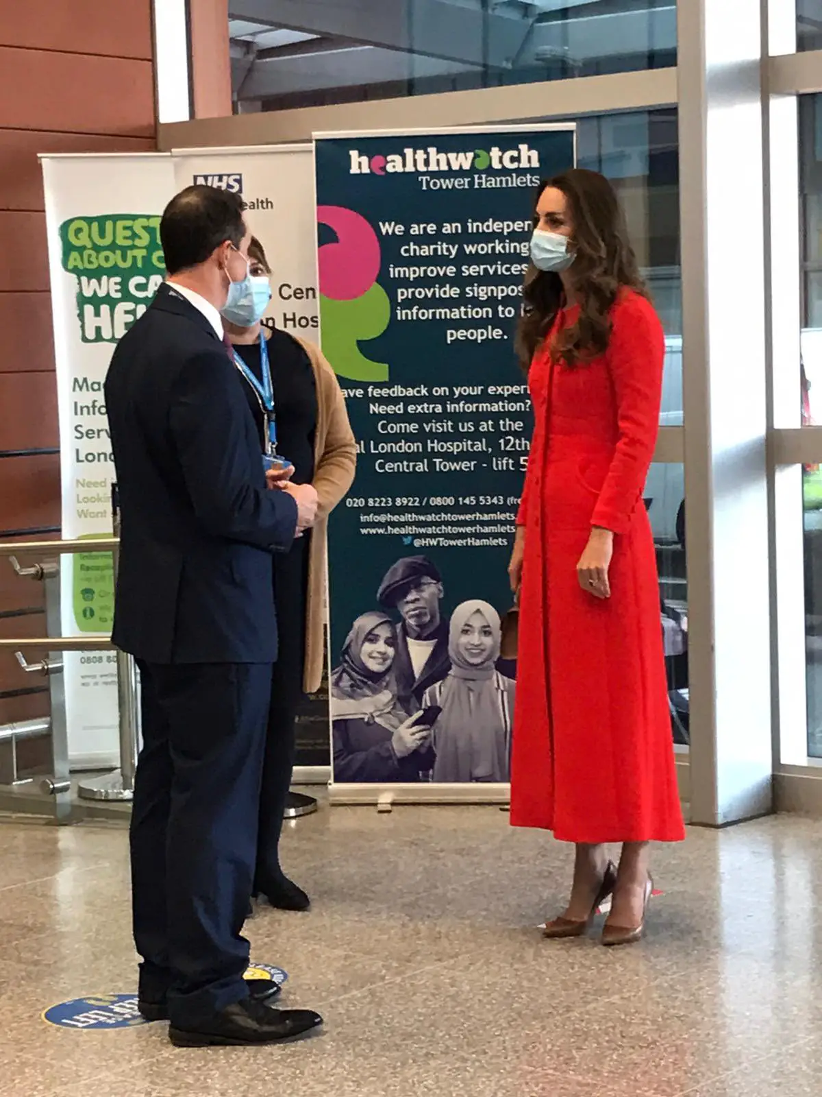 The Duchess of Cambridge visited Royal Hospital London to launch Hold Still