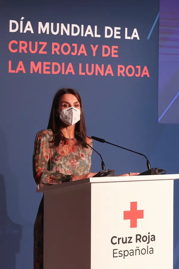 Queen Letizia at Red cross Day event