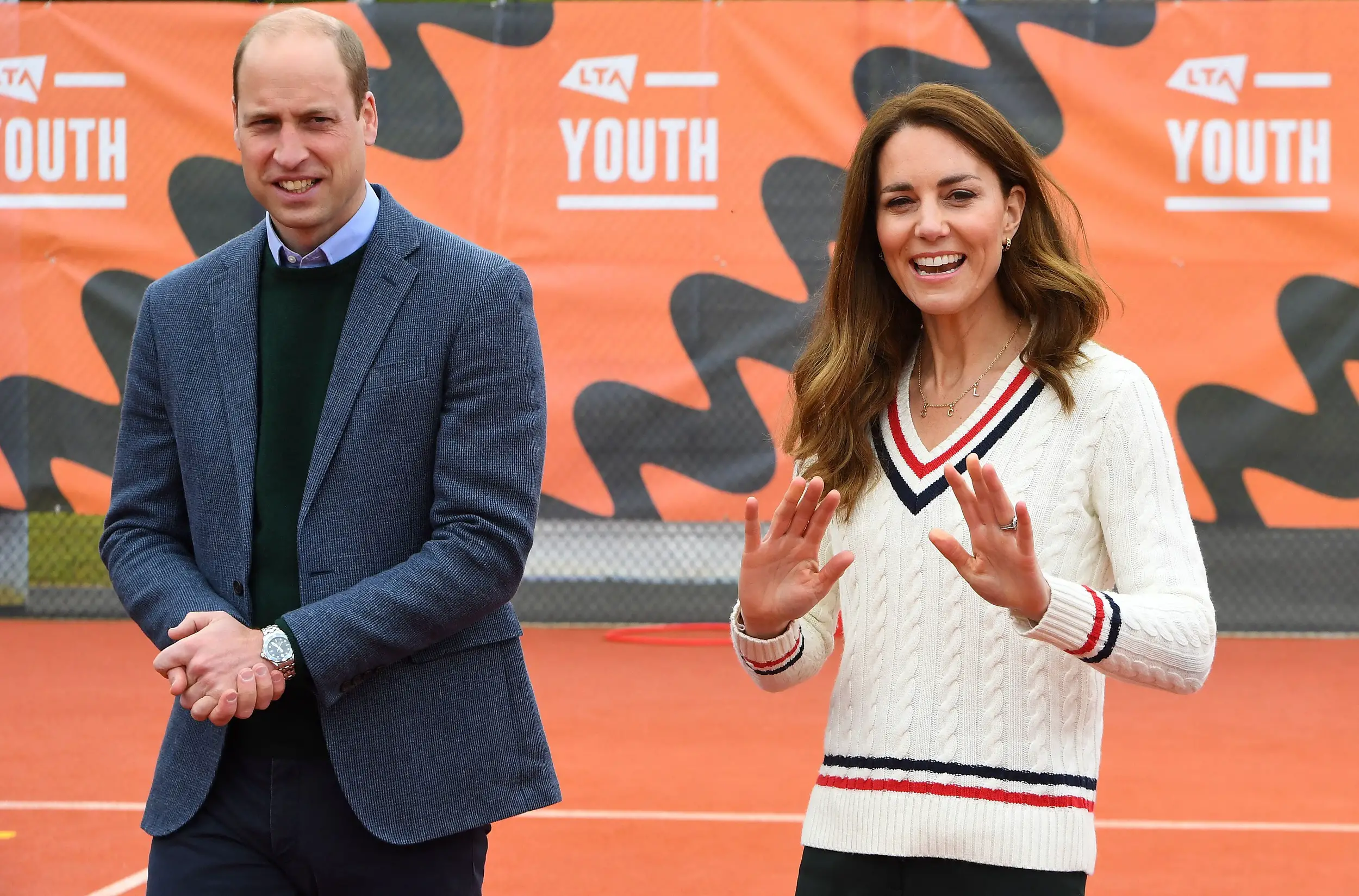 The Duke and Duchess of Cambridge played tennis in Ediburgh
