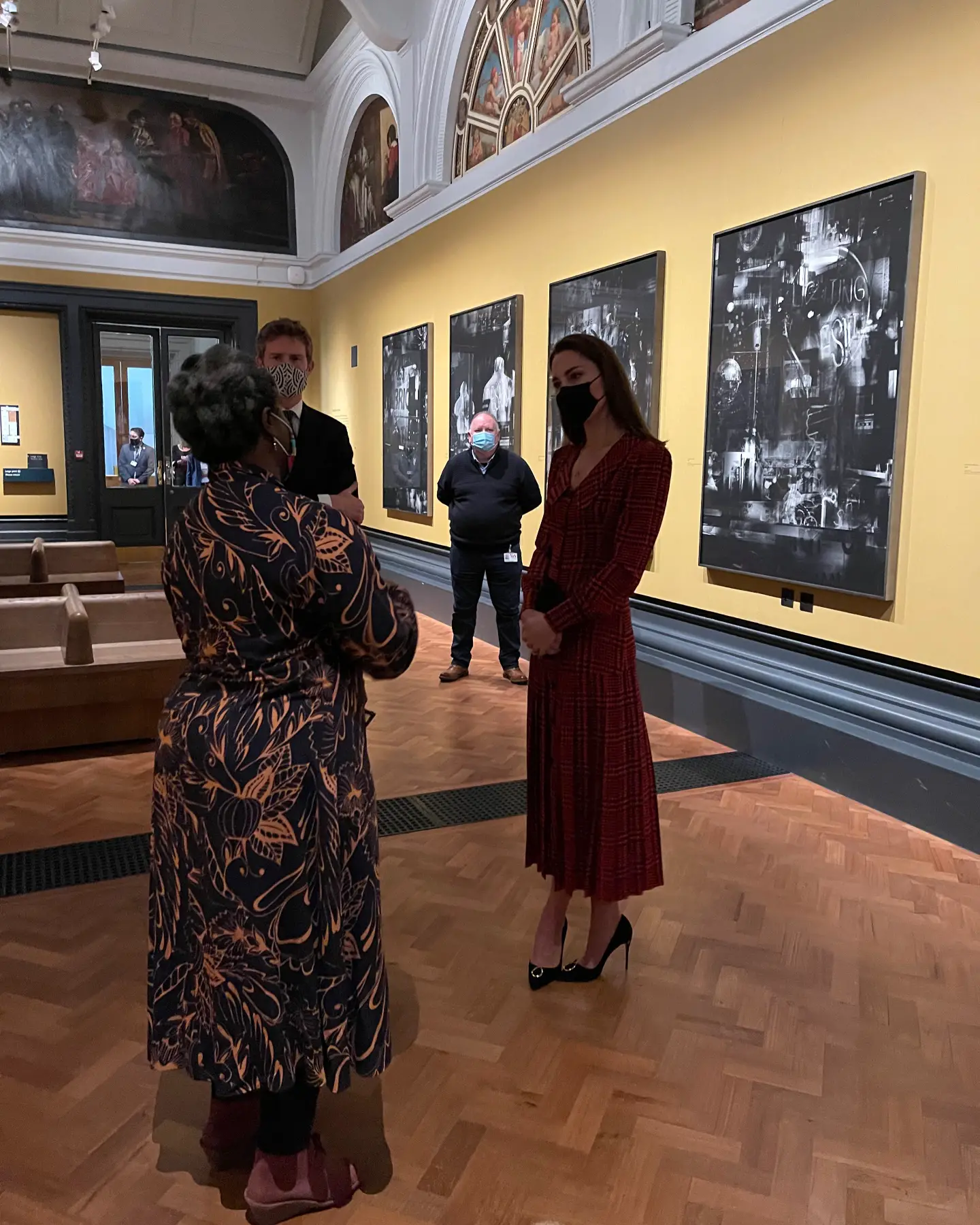 The Duchess of Cambridge visited Victoria and Albert Museum to mark its reopening