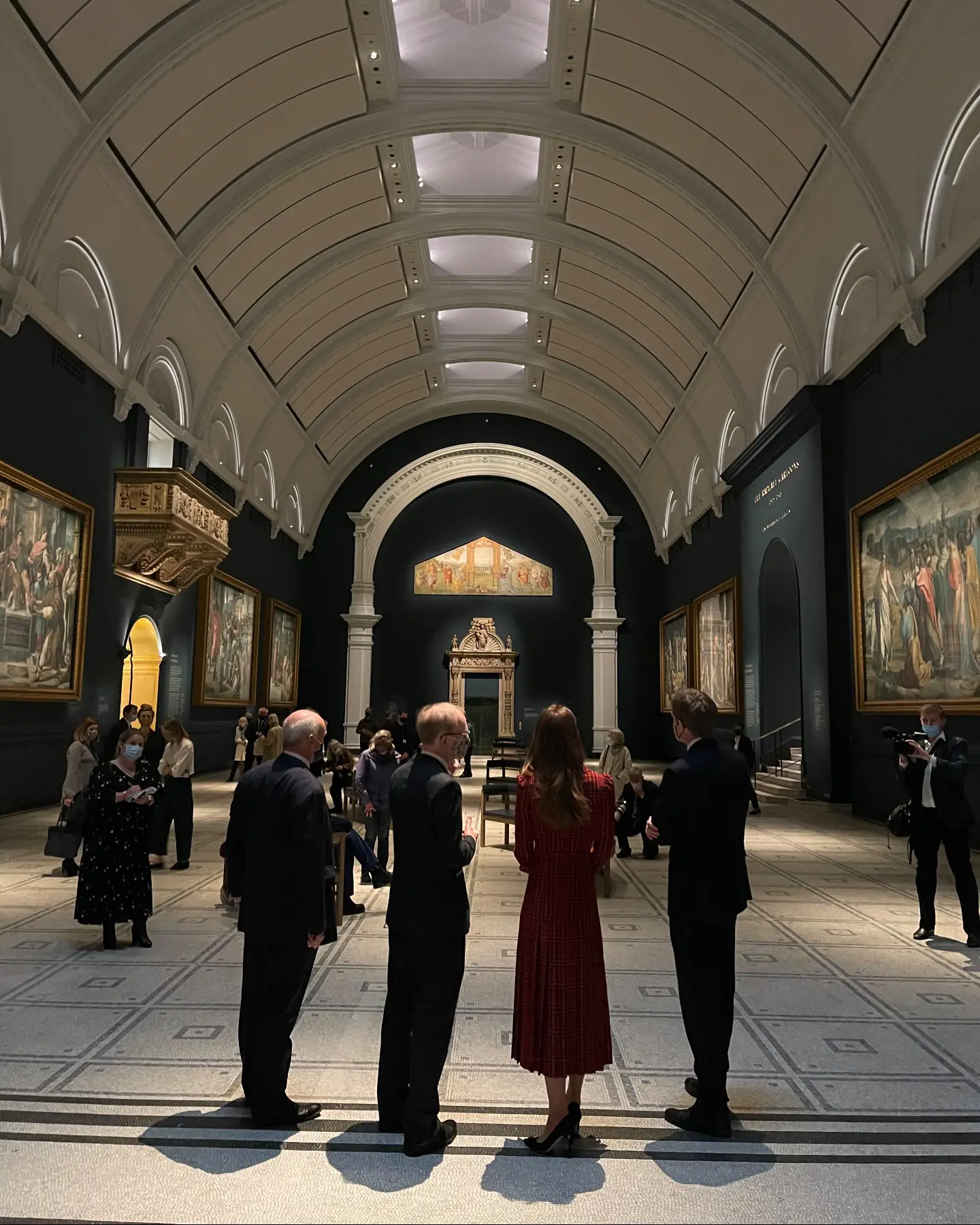 The Duchess of Cambridge visited Victoria and Albert Museum 