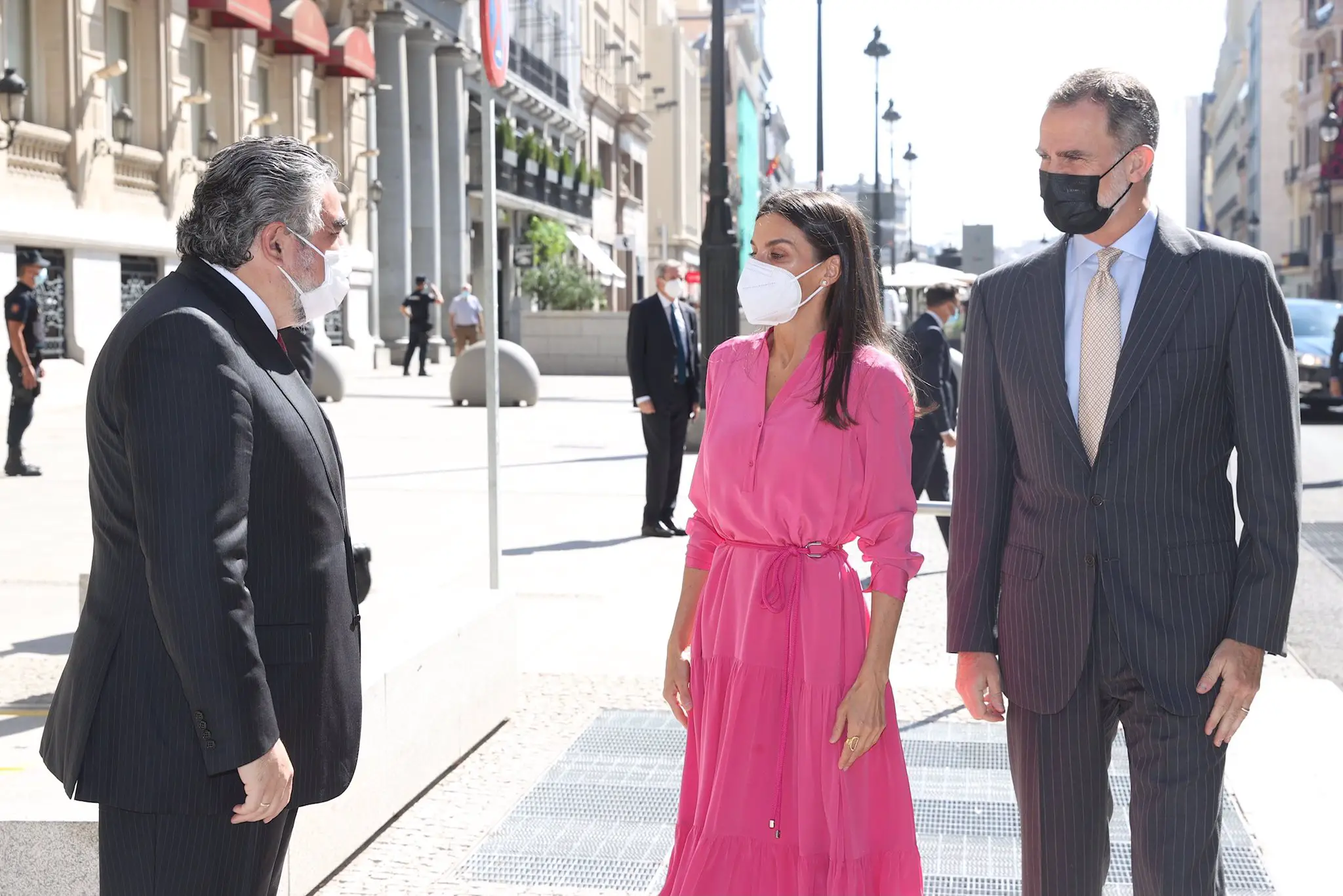King Felipe and Queen Letizia inaugurated Art Exhibition