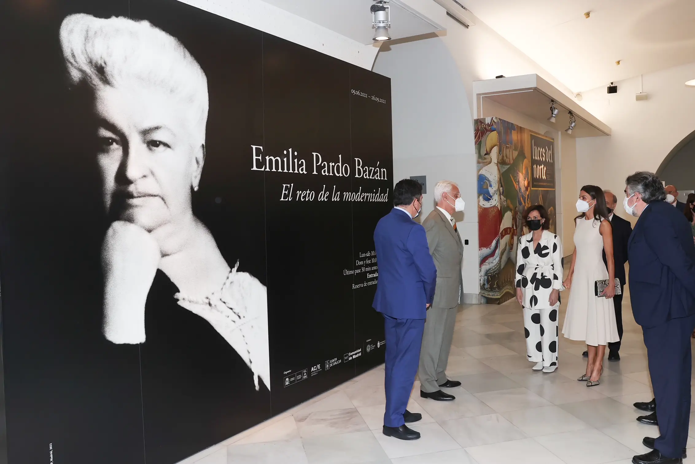 Queen Letizia attended the "Emilia Pardo Bazán. The challenge of modernity" exhibition