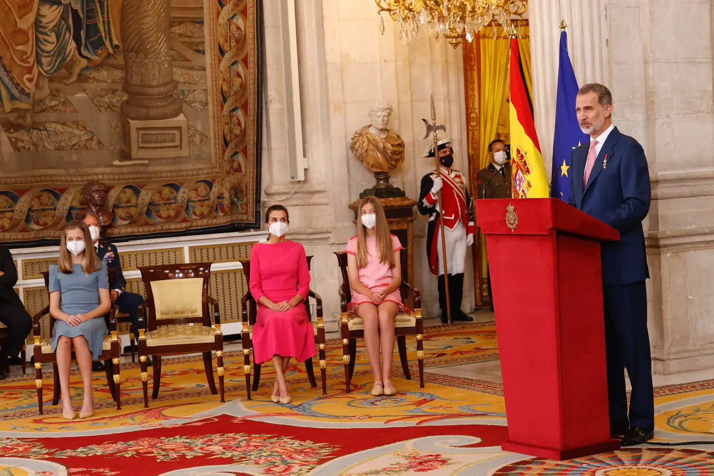 Felipe and Letizia became the King and Queen of Spain in 2014