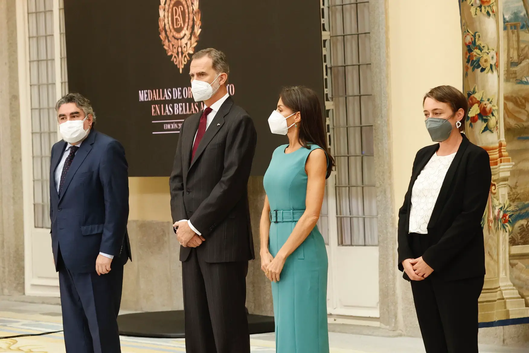 King Felipe and Queen Letizia presented Fine Arts Gold Medals