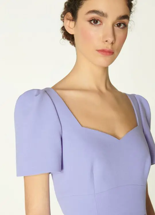 The Duchess of Cambridge wore LK Bennett London Dee Crepe Shift Dress in June 2021 in London