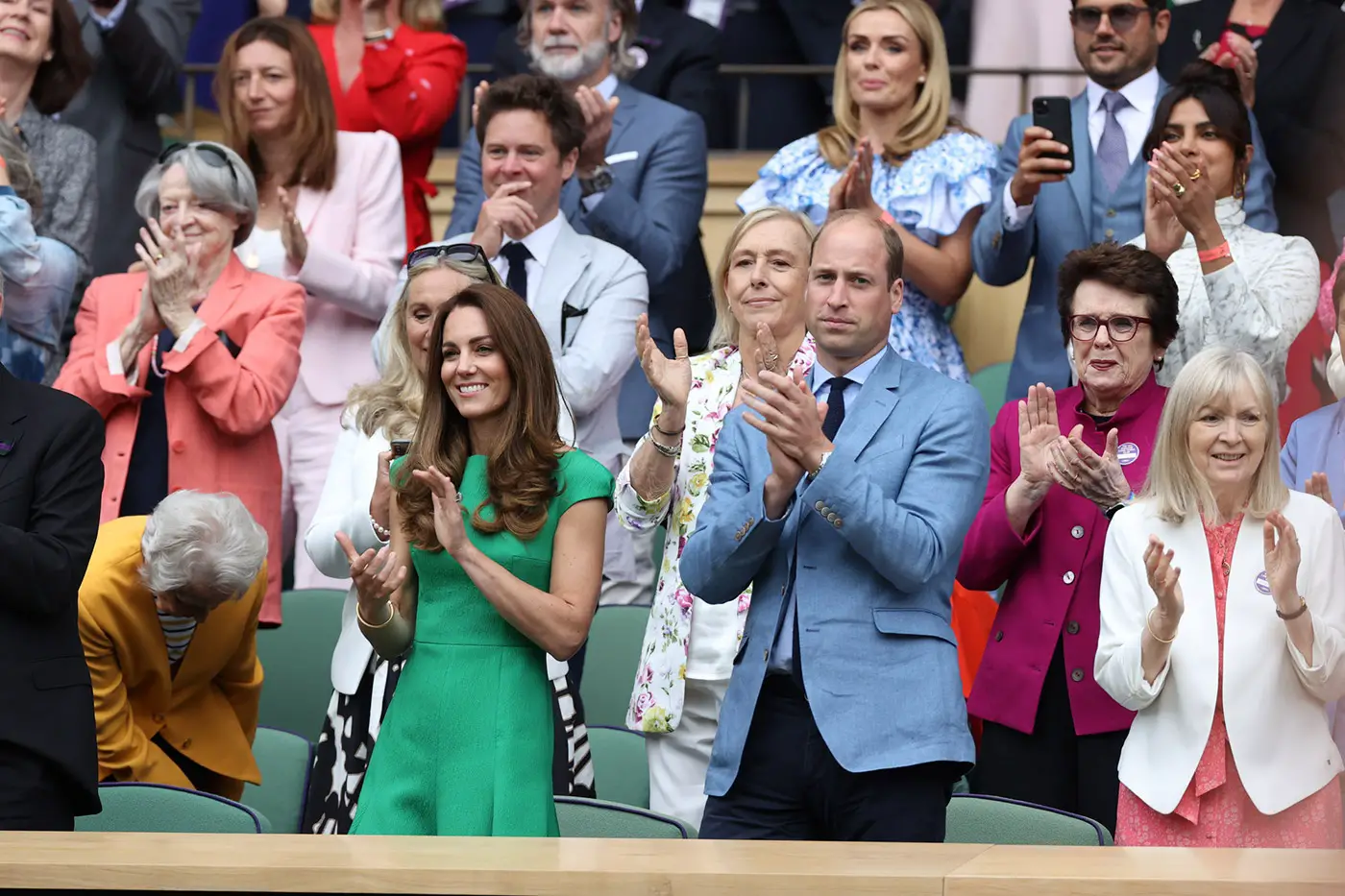 The Duke and Duchess of Cambridge at Wimbledon 2021