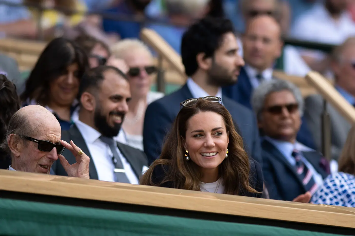 The Duchess of Cambridge on day four of Wimbledon 2021