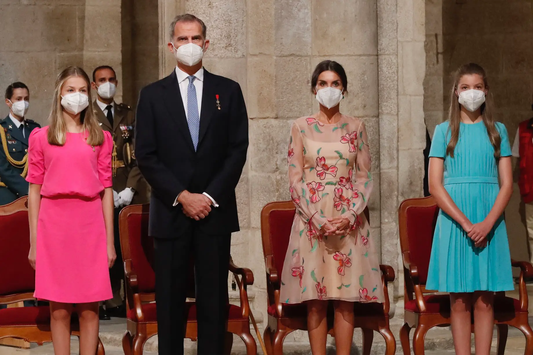 Spanish Royal Family today attended the National Offering to the Apostle Santiago, Patron Saint of Spain