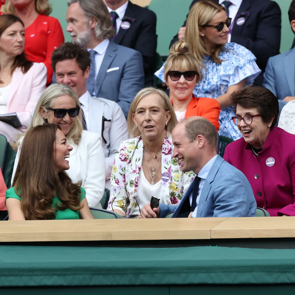 Kate at Wimbledon final