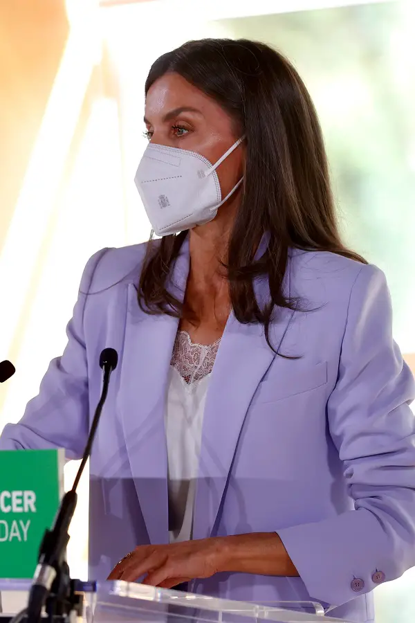 Queen Letizia of Spain presided over the international event of "World Cancer Research Day"