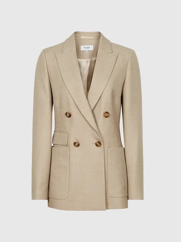 The Princess of Wales wore Reiss Larsson Double Breasted Twill Blazer