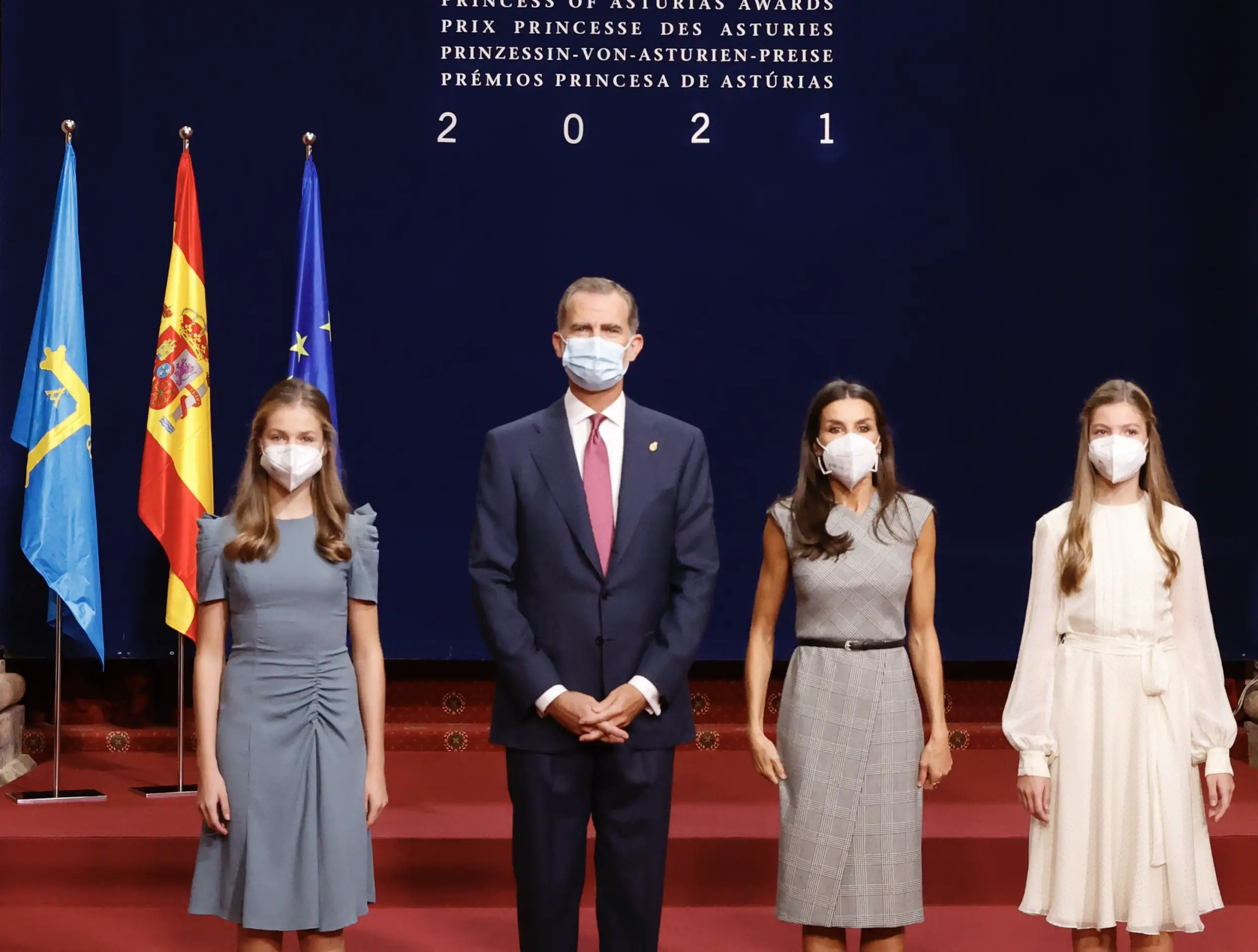 Spain Royal Family received Princess of Asturias Awards Winners