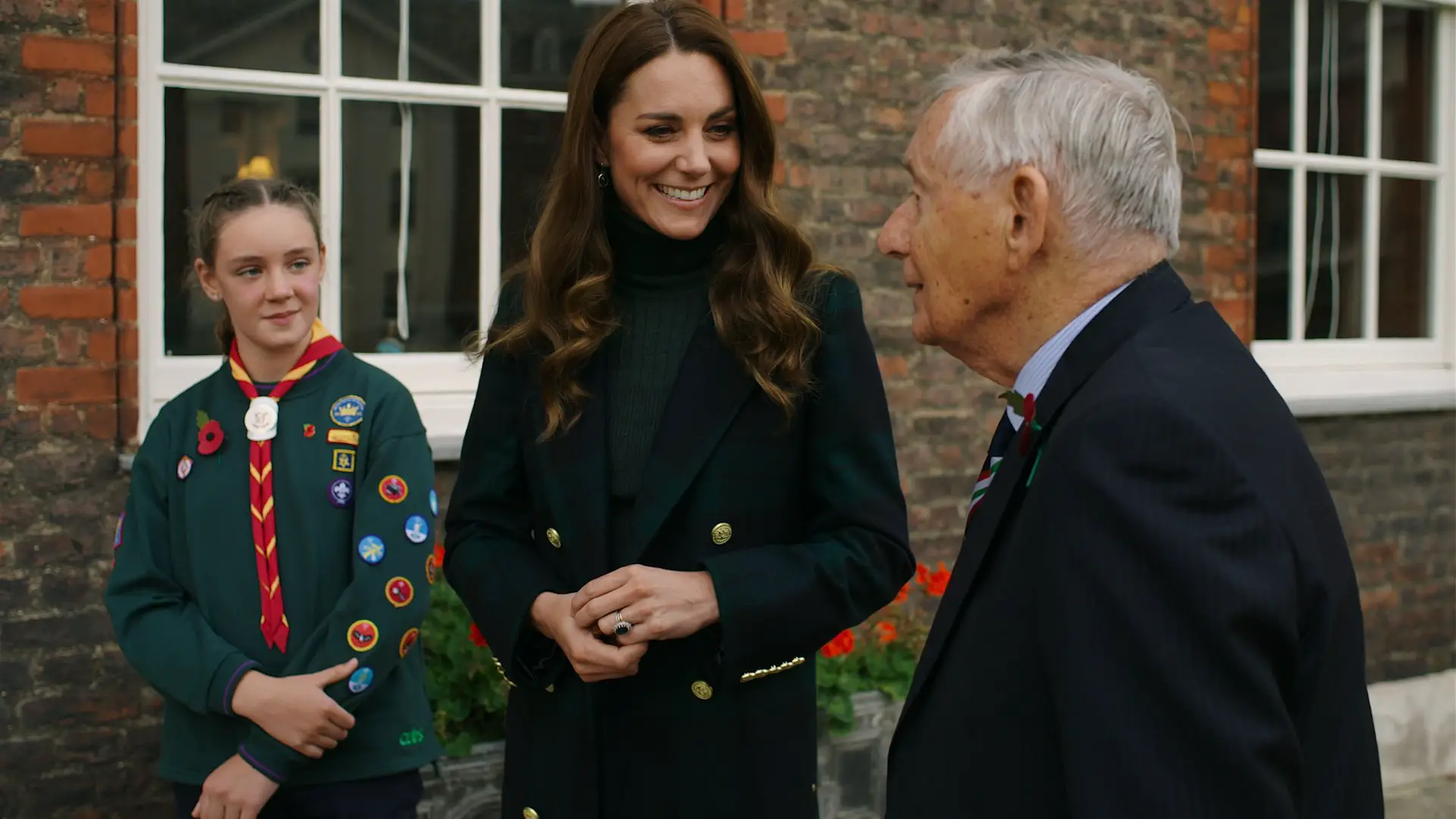 The Duchess of Cambridge met with Italian Veteran ahead of Remembrance Sunday