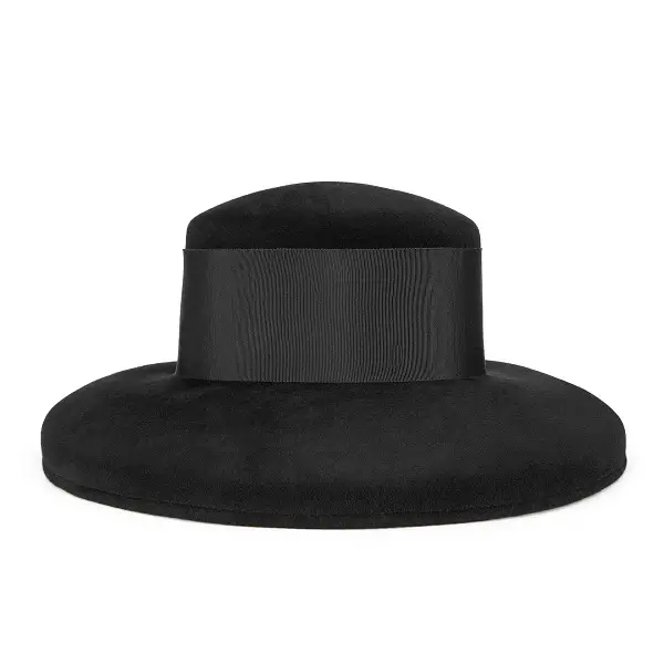 The Duchess of Cambridge wore Lock & Co Tiffany Drop-Brim Hat