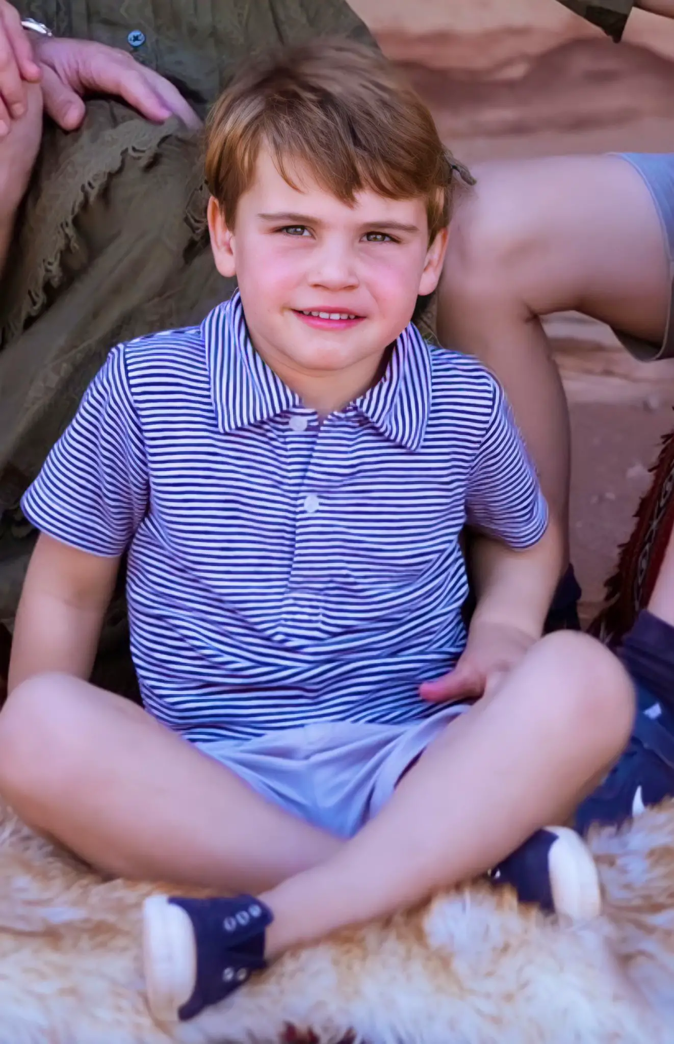 The Mini-Kate, Prince Louis, who looks exactly like Michael Middleton was wearing a familiar looking shirt