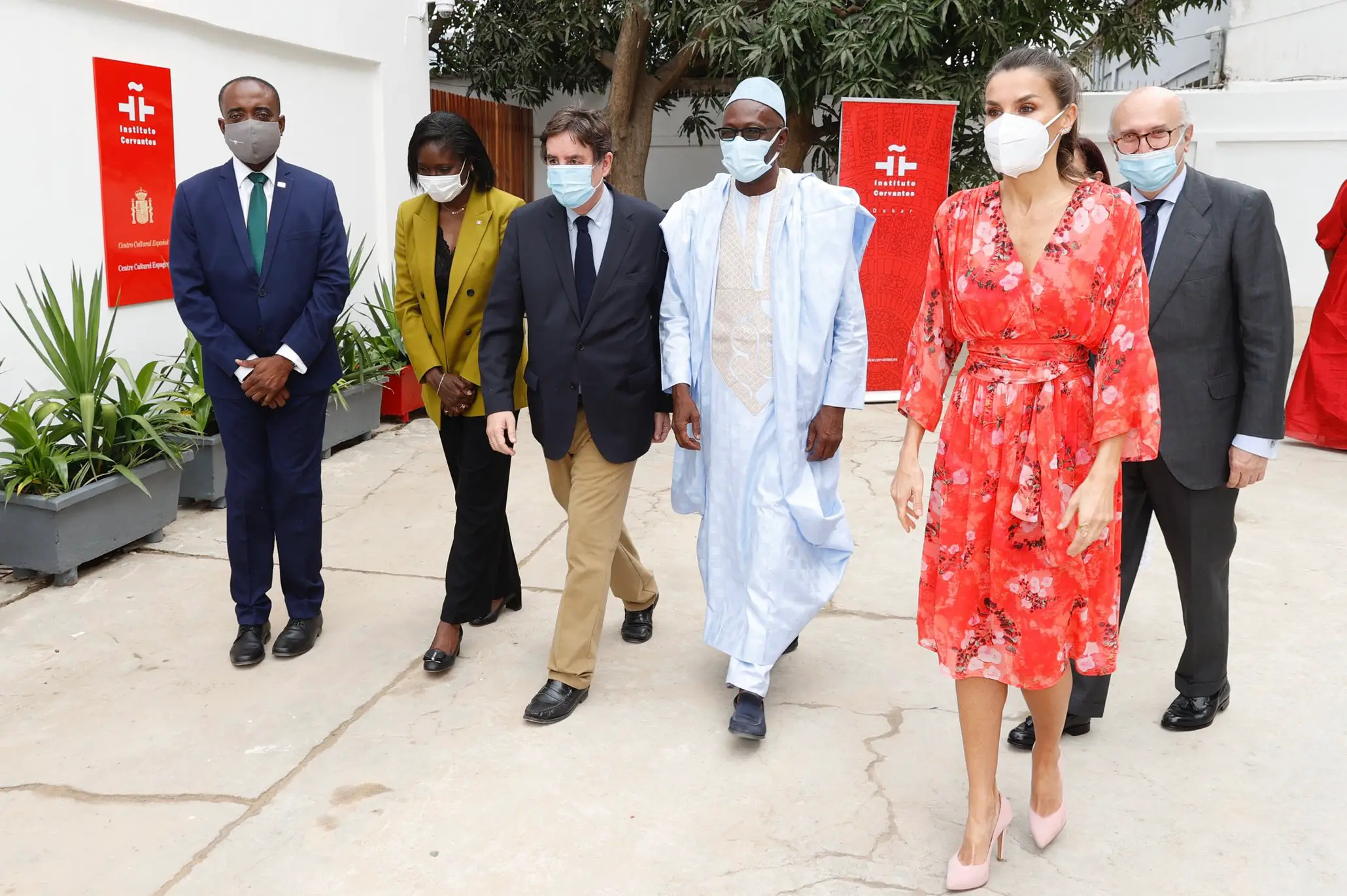 Queen Letizia opened Cervantes Institute in Senegal