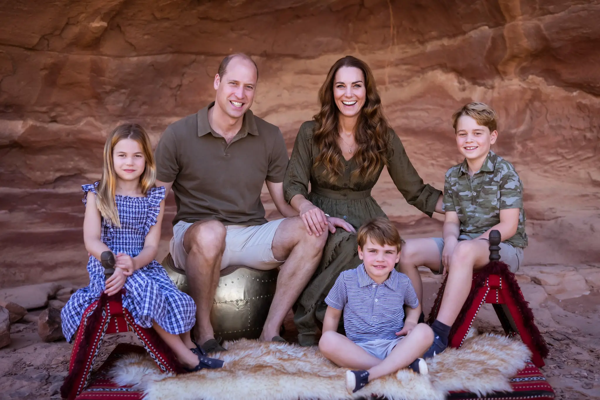 The Duke and Duchess of Cambridge released Christmas Picture