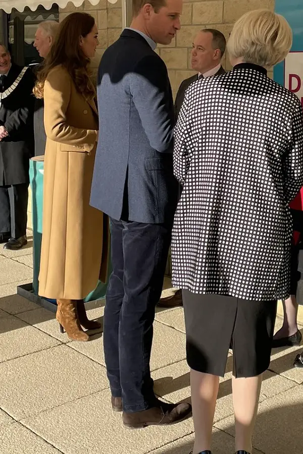 The Duke and Duchess of Cambirdge visited Clitheroe in January