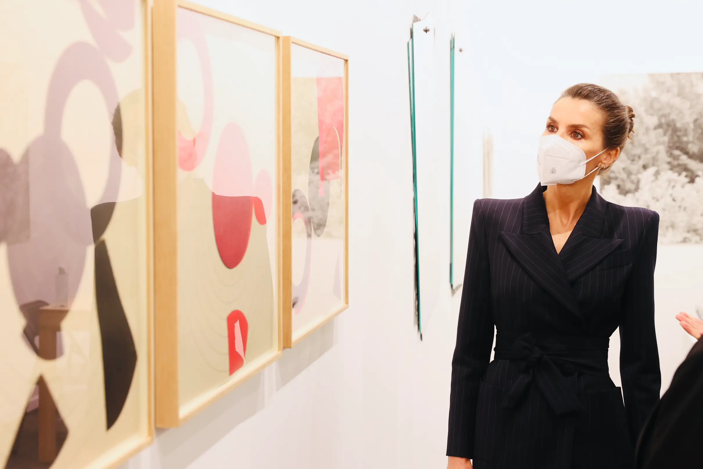 Queen Letizia of Spain inaugurated the 41st edition of the International Contemporary Art Fair-ARCOmadrid at Ifema-Madrid