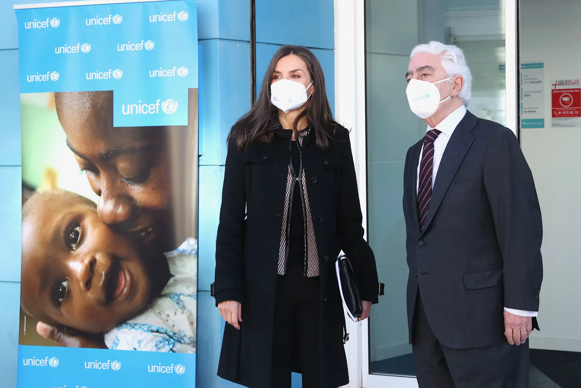 Queen Letizia in Familiar Style for UNICEF Meeting