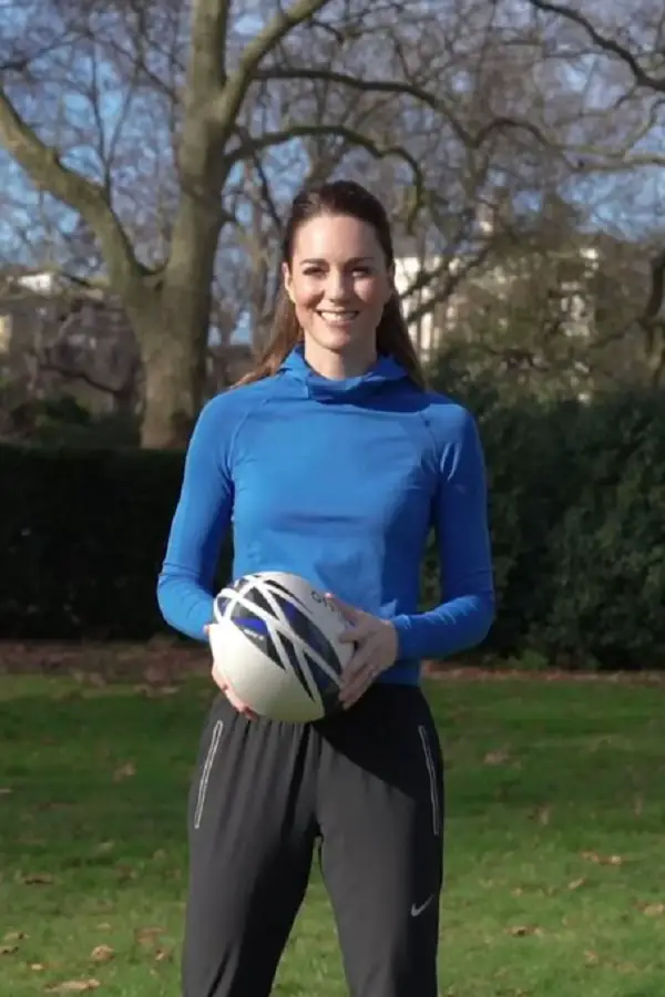 The Duchess of Cambridge became the patron of English Rugby