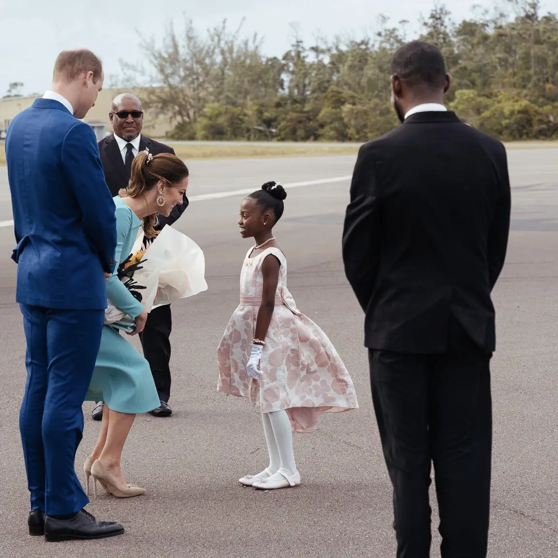 The Duke and Duchess of Cambridge arrived in Bahamas