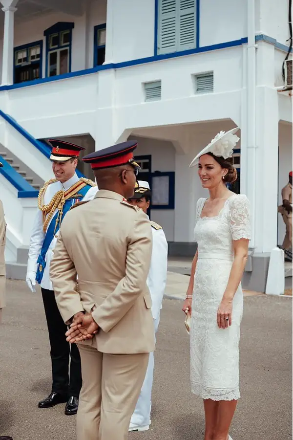 The Duke and Duchess of Cambridge attended Military Parade in Jamaica