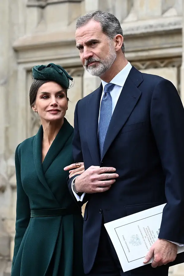 King Felipe and Queen Letizia attended Prince Philip Memorial
