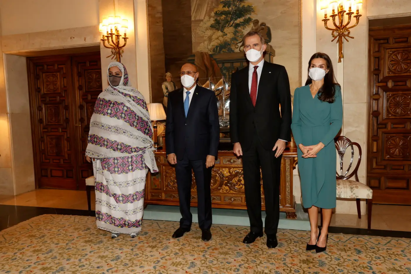 King Felipe and Queen Letizia hosted Mauritania President