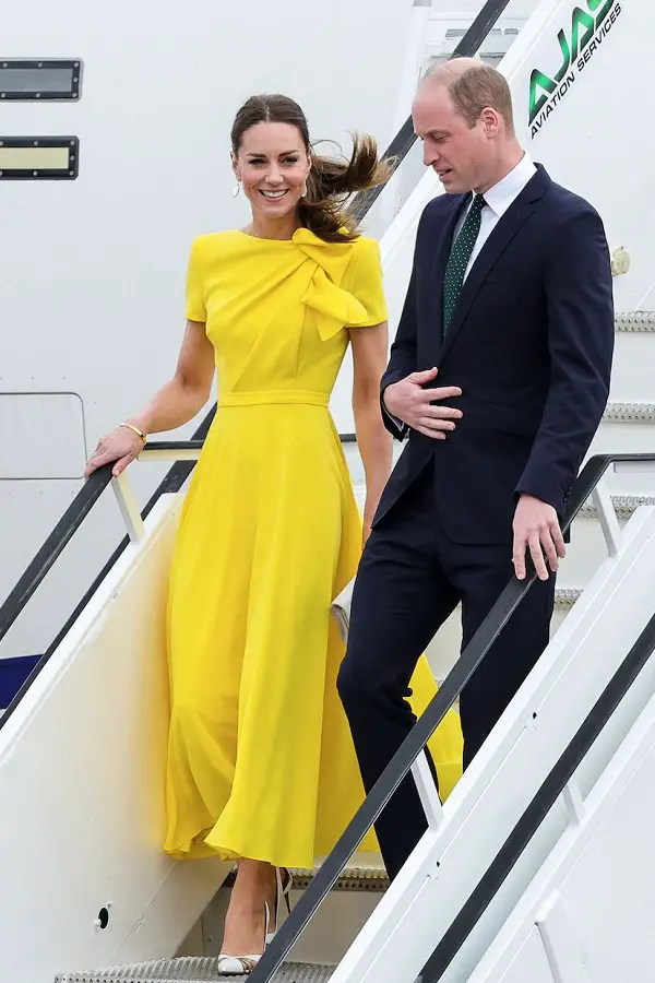 The Duke and Duchess of Cambridge arrived in Jamaica