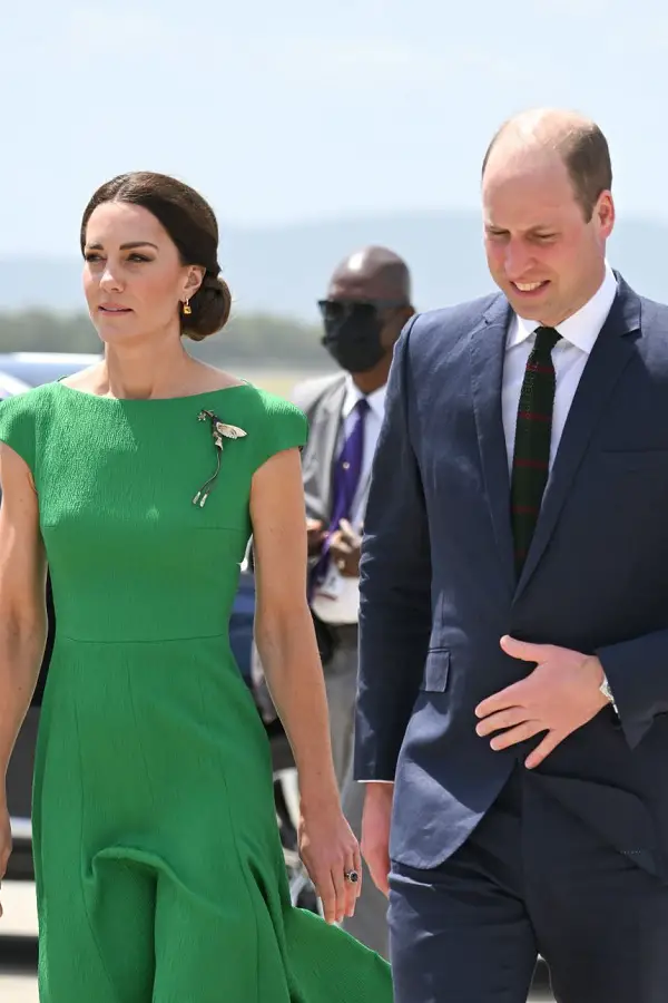 The Duke and Duchess of Cambridge departed Jamaica for Bahamas1
