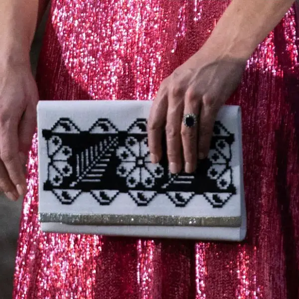 The Duchess of Cambridge carried UFO Mayan Embroidery Clutch