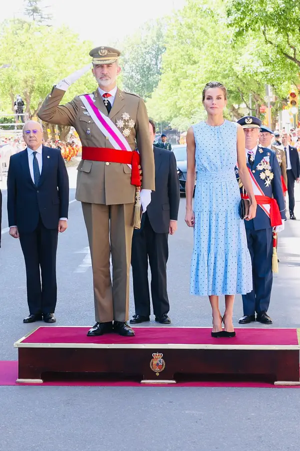 King Felipe and Queen Letizia attended the Armed Forces Day