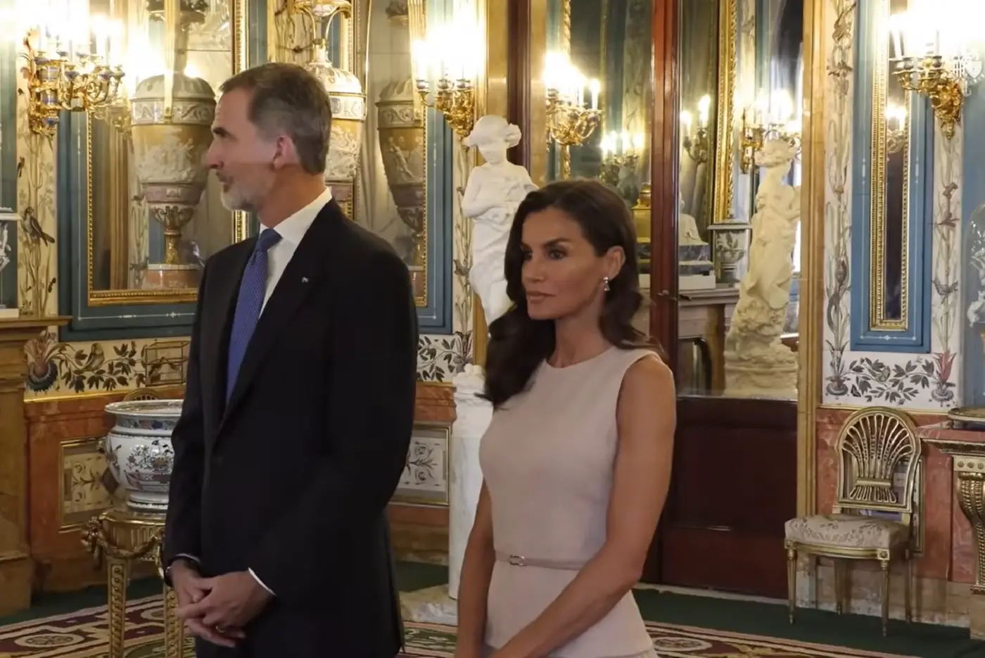 King Felipe and Queen Letizia presided over the NATO lunch | RegalFille