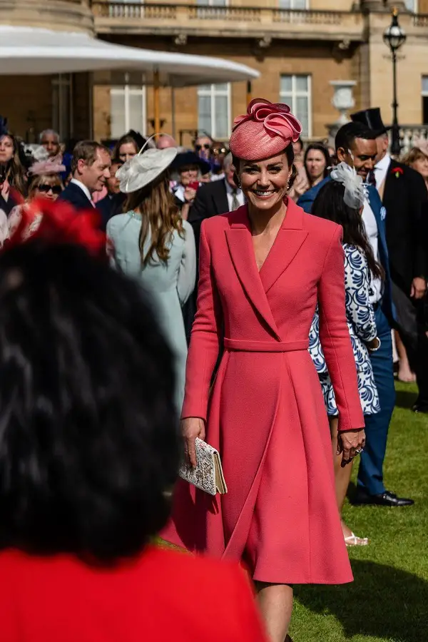 The Duchess of Cambridge in Pink for Garden Party
