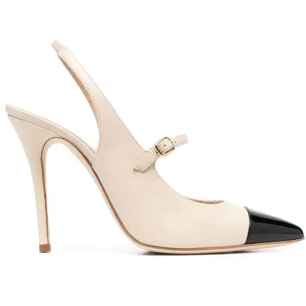 Alessandra Rich Fab Two Tone Pumps