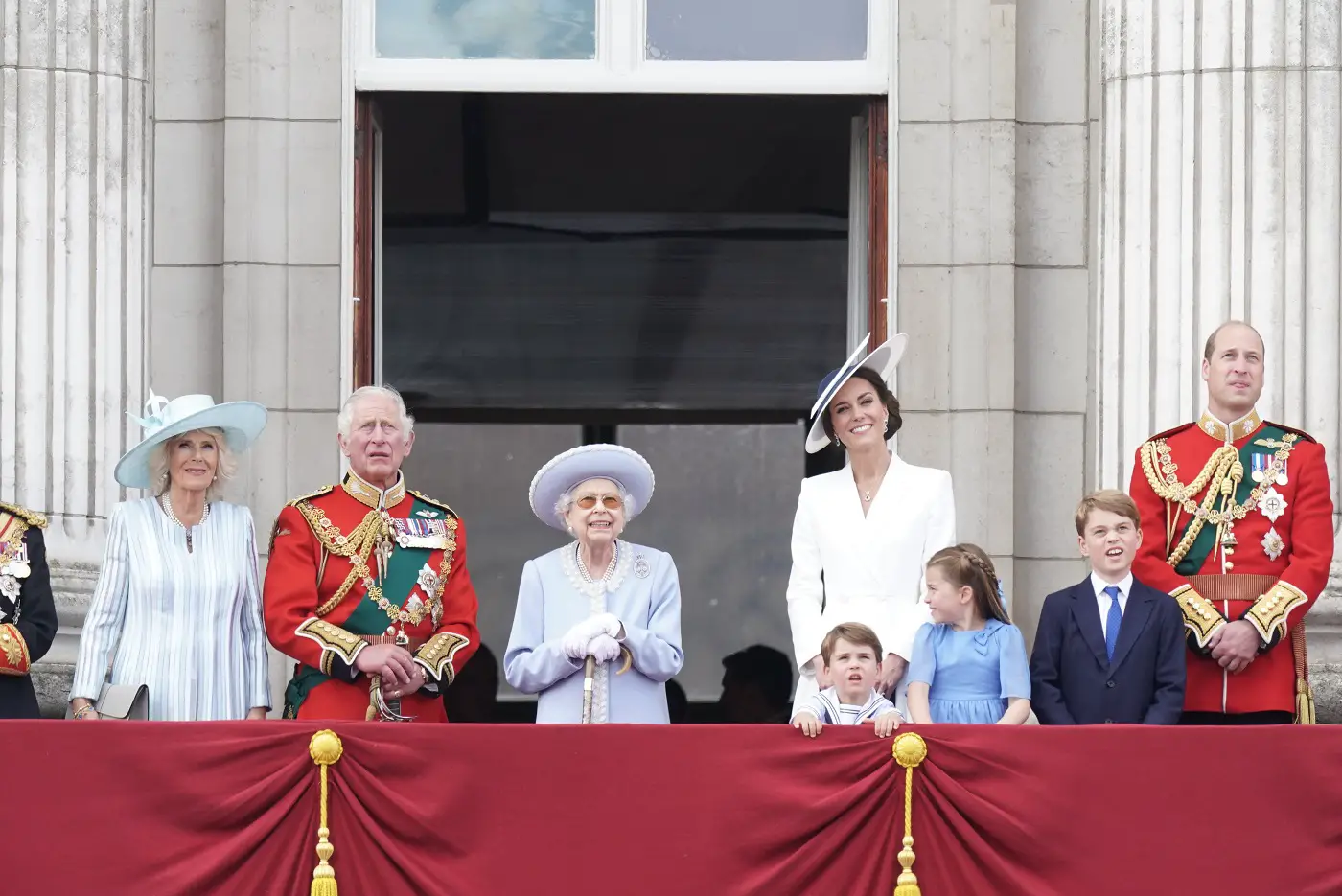 British Royal Family at the 2022 Trooping the Colour Parade